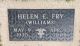 Helen Evangeline Williams