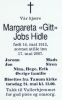 Gertrud "Gitt*" Margareta* Jobs