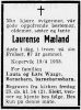 Karen Laurentze Larsdatter
