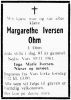 Margrethe Elisabet Larsdatter Ohm*