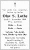 Olav Sjurdsen Lothe*